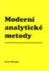 Modern analytick metody