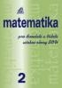 MATEMATIKA/2/ PRO 2 A 3 LET UEBN OBORY SOU